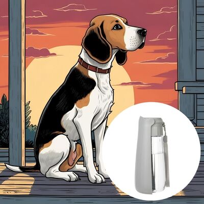 Gourdes-pour-chiens-Abreuve-Large™-Gris
