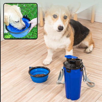 Gourde-pour-chien-Aventure™-Variante-Bleu