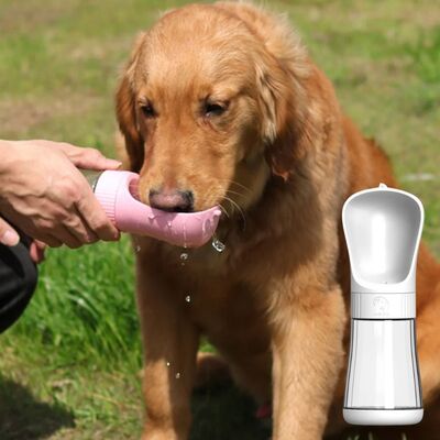 Gourde-chien-Mobile-Bucket™-Blanc
