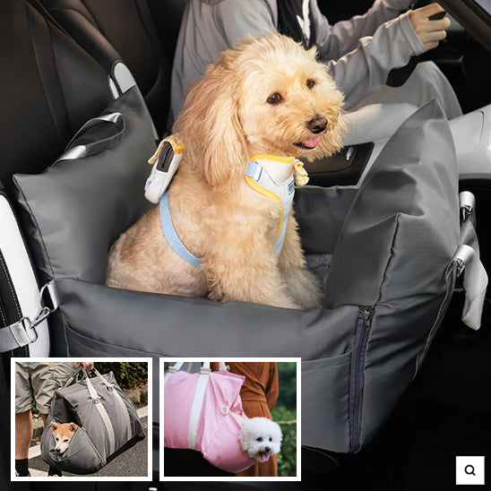 Sac-de-transport-pour-chien-Doux-Cocon™-Gris-Foncé