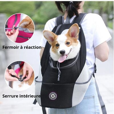 Sac-de-transport-pour-chien-Doggy's-Bag™-Noir
