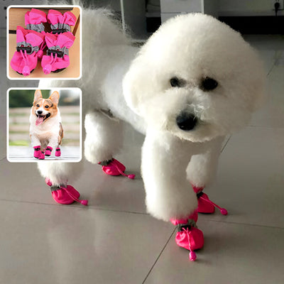 Chaussure-pour-chien-Winter-Boots™️-Rose