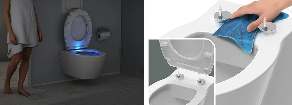 TODOT flippant toilet toilet glasses family child seat magnetic fall brake and adjustable Hip clip-on toilet seat