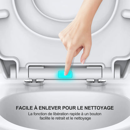 TODOT flippant toilet toilet glasses family child seat magnetic fall brake and adjustable Hip clip-on toilet seat