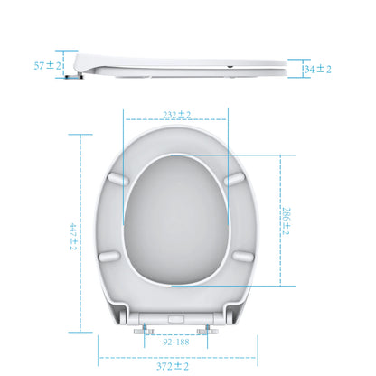TODOT flippant toilet toilet glasses family child seat magnetic fall brake and adjustable Hip clip-on toilet seat