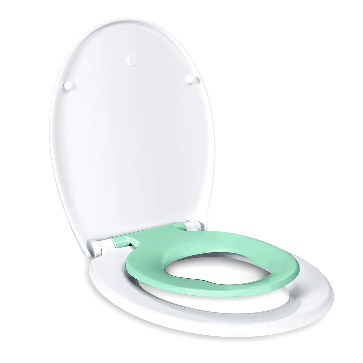 TODOT flippant toilet toilet glasses family child seat magnetic fall brake and adjustable Hip clip-on toilet seat