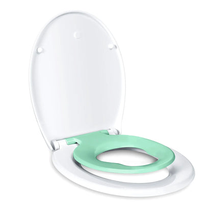 TODOT flippant toilet toilet glasses family child seat magnetic fall brake and adjustable Hip clip-on toilet seat