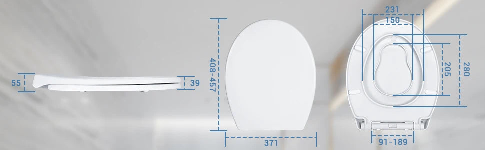 TODOT flippant toilet toilet glasses family child seat magnetic fall brake and adjustable Hip clip-on toilet seat