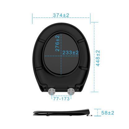 TODOT flippant toilet toilet glasses family child seat magnetic fall brake and adjustable Hip clip-on toilet seat