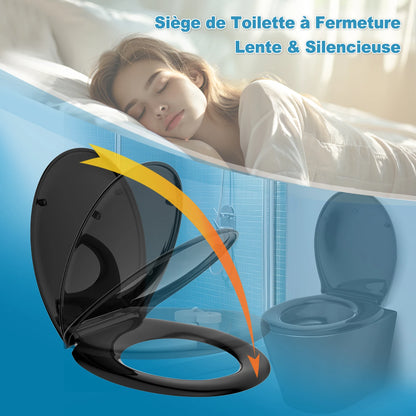 TODOT flippant toilet toilet glasses family child seat magnetic fall brake and adjustable Hip clip-on toilet seat