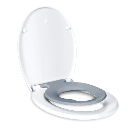 TODOT flippant toilet toilet glasses family child seat magnetic fall brake and adjustable Hip clip-on toilet seat