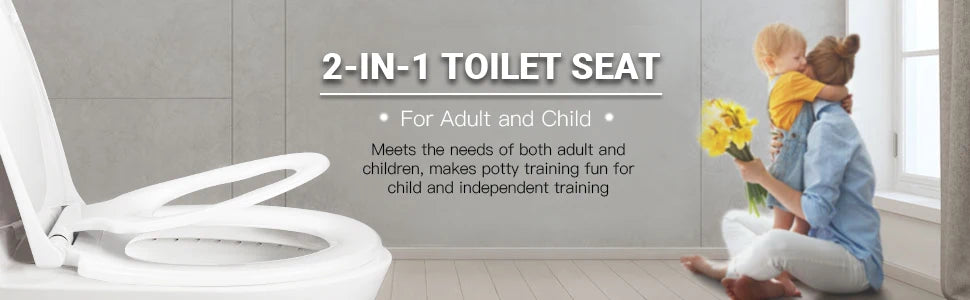 TODOT flippant toilet toilet glasses family child seat magnetic fall brake and adjustable Hip clip-on toilet seat