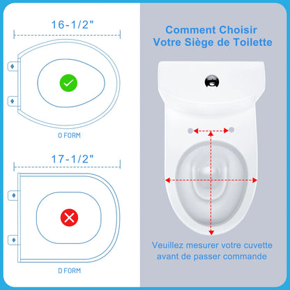 TODOT flippant toilet toilet glasses family child seat magnetic fall brake and adjustable Hip clip-on toilet seat