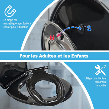 TODOT flippant toilet toilet glasses family child seat magnetic fall brake and adjustable Hip clip-on toilet seat
