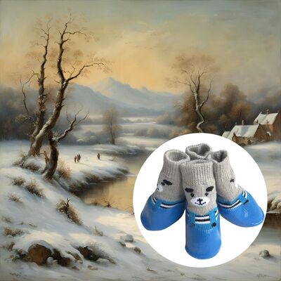 Chaussure-chien-Doggy-Socks™️-Bleu