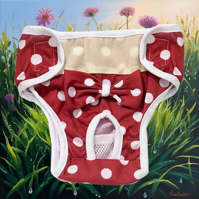 Couche-pour-chien-Physio-Panty™-Rouge