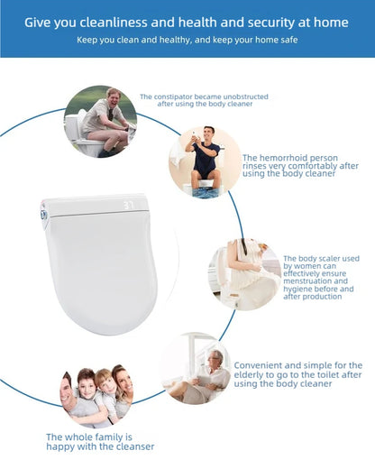 WETIPS Auto Sensing Flip Toilet Smart Female Bidet Cleaner Electric Bidet With Heating WC Digital Japones Inteligentna Deska Wc Bathroom Accessories