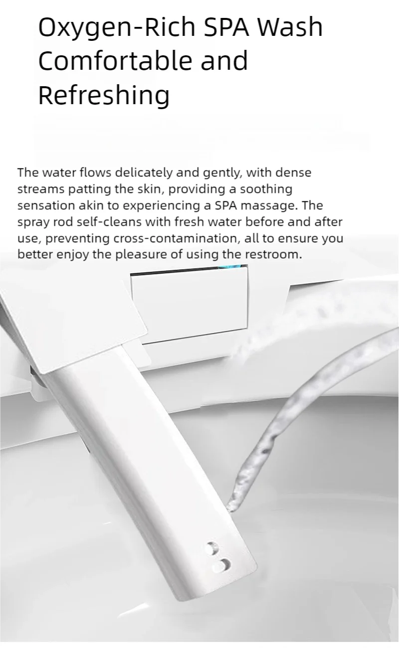 WETIPS Auto Sensing Flip Toilet Smart Female Bidet Cleaner Electric Bidet With Heating WC Digital Japones Inteligentna Deska Wc Bathroom Accessories