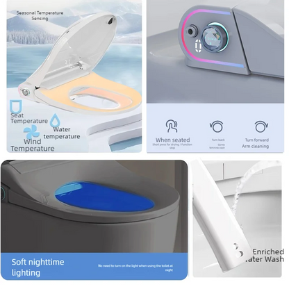 WETIPS Auto Sensing Flip Toilet Smart Female Bidet Cleaner Electric Bidet With Heating WC Digital Japones Inteligentna Deska Wc Bathroom Accessories
