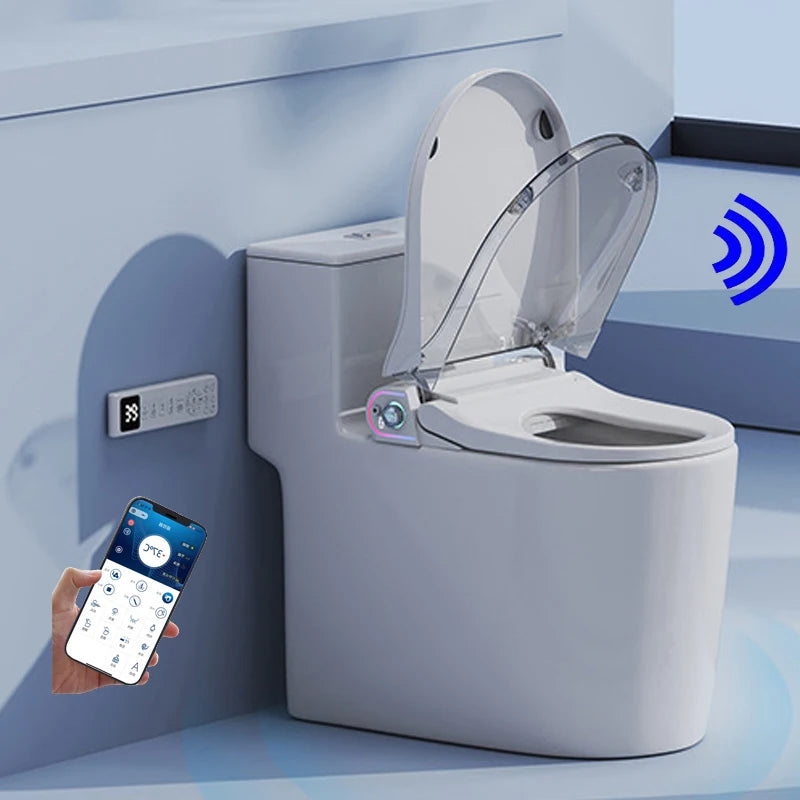 WETIPS Auto Sensing Flip Toilet Smart Female Bidet Cleaner Electric Bidet With Heating WC Digital Japones Inteligentna Deska Wc Bathroom Accessories