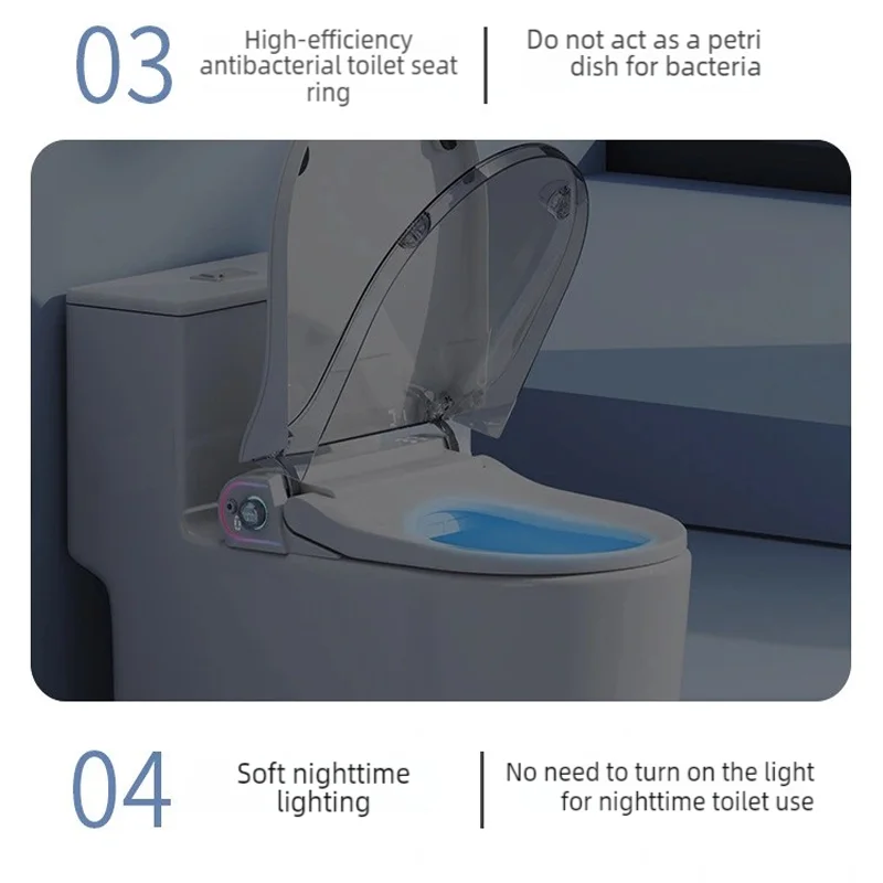 WETIPS Auto Sensing Flip Toilet Smart Female Bidet Cleaner Electric Bidet With Heating WC Digital Japones Inteligentna Deska Wc Bathroom Accessories