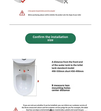 Smart Toilet Seat with Remote, Heated Seat, Air Dryer, Hygienic Wash. Includes Adjustable Water Temp & Self-Cleaning Nozzle for