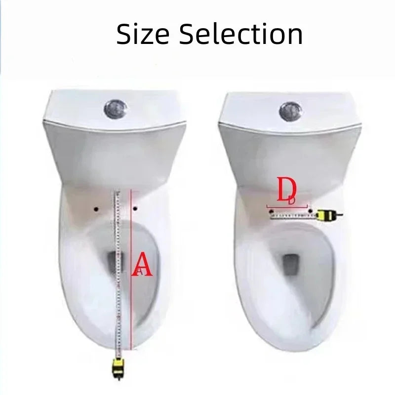 Smart Toilet Seat with Remote, Heated Seat, Air Dryer, Hygienic Wash. Includes Adjustable Water Temp & Self-Cleaning Nozzle for