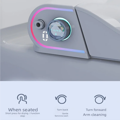 WETIPS Auto Sensing Flip Toilet Smart Female Bidet Cleaner Electric Bidet With Heating WC Digital Japones Inteligentna Deska Wc Bathroom Accessories