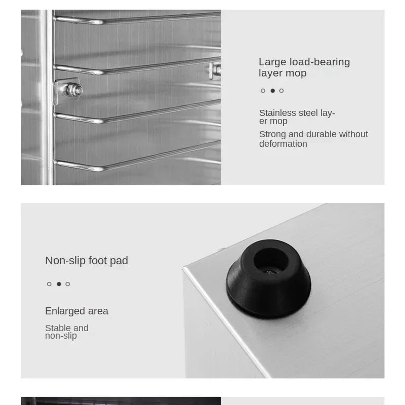 6/8/12/18 Layers Home Fruit Air Dryer Vegetable Snacks Meat Medicinal Materials Fruit Smart and Commercial Food Dryer Dehydrator