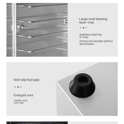6/8/12/18 Layers Home Fruit Air Dryer Vegetable Snacks Meat Medicinal Materials Fruit Smart and Commercial Food Dryer Dehydrator