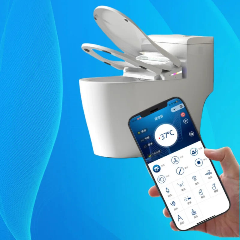 WETIPS Auto Sensing Flip Toilet Smart Female Bidet Cleaner Electric Bidet With Heating WC Digital Japones Inteligentna Deska Wc Bathroom Accessories