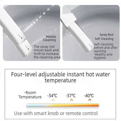 WETIPS Auto Sensing Flip Toilet Smart Female Bidet Cleaner Electric Bidet With Heating WC Digital Japones Inteligentna Deska Wc Bathroom Accessories