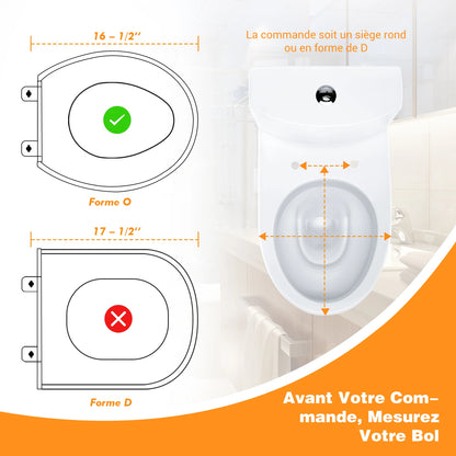 TODOT flippant toilet toilet glasses family child seat magnetic fall brake and adjustable Hip clip-on toilet seat